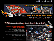 Tablet Screenshot of johnnyjoesbar.com